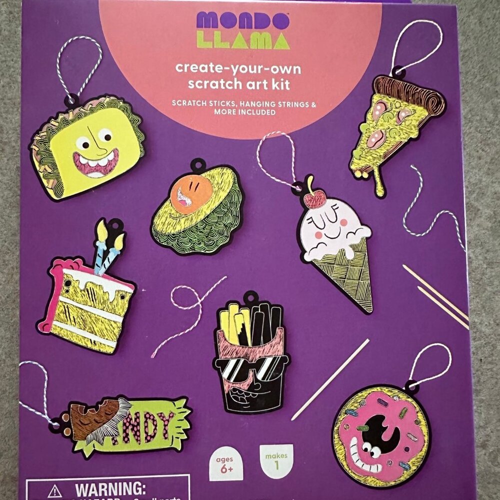 Mondo Llama Scratch Art Kit
